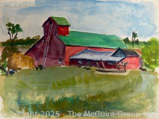 Circa 1910 Sketch Book of Jennie Mae McGuire. See all the Photos in the Gallery. Measures 6 x 8" 