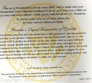 Brass Presidential Coin Set