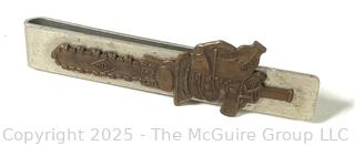 1950's Titan Chain Saw Tie Clasp
