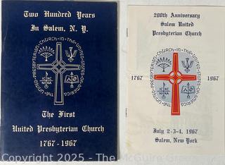 Two (2) Historical Pamphlets of Salem NY
