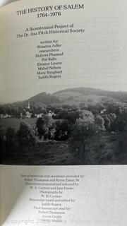 Book: History of Salem 1764-1976 Published by the Asa Fitch Historical Society.  
