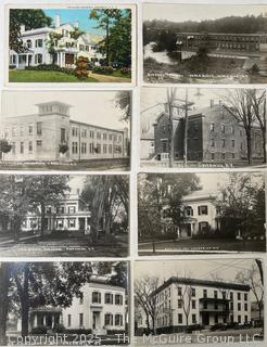 Eight (8) NY Unused Post Cards of Greenwich 