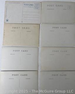 Eight (8) NY Unused Post Cards of Greenwich 