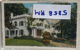 Eight (8) NY Unused Post Cards of Greenwich 