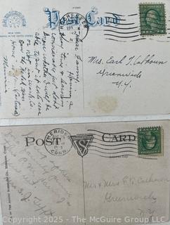 Thirteen (13) Used US Post Cards 