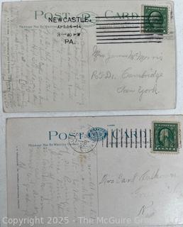 Thirteen (13) Used US Post Cards 