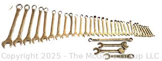 Selection of SAE and Metric Open-End Wrenches<br>

<br><br>

Removal Options:<br><br> Sat (Nov 8) & Sun (Nov 9) 11-3pm, 56 Scotch Hill Rd., Cambridge NY 12816<br><br>

Sat (Nov 15) 12-2pm, TMG Warehouse, 2800 Juniper St., Fairfax, VA 22031<br><br>

Request Shipping (david@themcguiregroupllc.com)