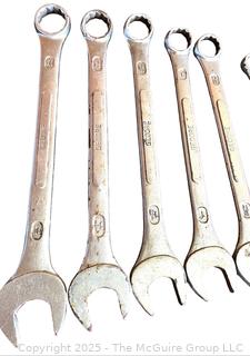 Selection of SAE and Metric Open-End Wrenches<br>

<br><br>

Removal Options:<br><br> Sat (Nov 8) & Sun (Nov 9) 11-3pm, 56 Scotch Hill Rd., Cambridge NY 12816<br><br>

Sat (Nov 15) 12-2pm, TMG Warehouse, 2800 Juniper St., Fairfax, VA 22031<br><br>

Request Shipping (david@themcguiregroupllc.com)