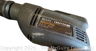 Grouping of Corded Tools Including Circular Saw, 3/8" Craftsman Drill,  1/2" Skil Drill, Thon Drill and WEN All Saw<br>

<br><br>

Removal Options:<br><br> Sat (Nov 8) & Sun (Nov 9) 11-3pm, 56 Scotch Hill Rd., Cambridge NY 12816<br><br>

Sat (Nov 15) 12-2pm, TMG Warehouse, 2800 Juniper St., Fairfax, VA 22031<br><br>

Request Shipping (david@themcguiregroupllc.com) 