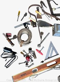 Farm Hardware Supplies and Hand Tools Including Steel Hinges, 48" Level and Electrical Boxes<br>

<br><br>

Removal Options:<br><br> Sat (Nov 8) & Sun (Nov 9) 11-3pm, 56 Scotch Hill Rd., Cambridge NY 12816<br><br>

Sat (Nov 15) 12-2pm, TMG Warehouse, 2800 Juniper St., Fairfax, VA 22031<br><br>

Request Shipping (david@themcguiregroupllc.com) 