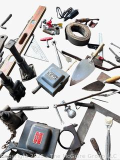 Farm Hardware Supplies and Hand Tools Including Steel Hinges, 48" Level and Electrical Boxes<br>

<br><br>

Removal Options:<br><br> Sat (Nov 8) & Sun (Nov 9) 11-3pm, 56 Scotch Hill Rd., Cambridge NY 12816<br><br>

Sat (Nov 15) 12-2pm, TMG Warehouse, 2800 Juniper St., Fairfax, VA 22031<br><br>

Request Shipping (david@themcguiregroupllc.com) 