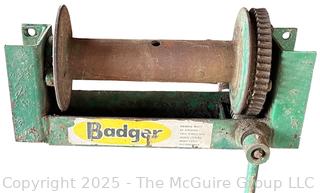 Badger Hand Crank Wire Cable Winch<br>

<br><br>

Removal Options:<br><br> Sat (Nov 8) & Sun (Nov 9) 11-3pm, 56 Scotch Hill Rd., Cambridge NY 12816<br><br>

Sat (Nov 15) 12-2pm, TMG Warehouse, 2800 Juniper St., Fairfax, VA 22031<br><br>

Request Shipping (david@themcguiregroupllc.com)