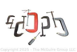Eclectic Lot Including Jumper Cables, C Clamps, Tire Iron, License Plates and Hubcap<br>

<br><br>

Removal Options:<br><br> Sat (Nov 8) & Sun (Nov 9) 11-3pm, 56 Scotch Hill Rd., Cambridge NY 12816<br><br>

Sat (Nov 15) 12-2pm, TMG Warehouse, 2800 Juniper St., Fairfax, VA 22031<br><br>

Request Shipping (david@themcguiregroupllc.com)