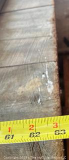 Wooden Barn Door. Measures 48 x 63"<br>

<br><br>

Removal Options:<br><br> Sat (Nov 8) & Sun (Nov 9) 11-3pm, 56 Scotch Hill Rd., Cambridge NY 12816<br><br>

Sat (Nov 15) 12-2pm, TMG Warehouse, 2800 Juniper St., Fairfax, VA 22031<br><br>

Request Shipping (david@themcguiregroupllc.com)