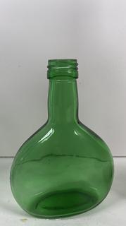 Group of antique glass bottles: various brands