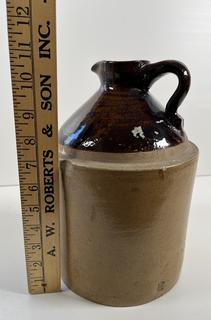 Stoneware jug marked "E"