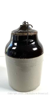 Antique Stoneware Weir Canning Jar
