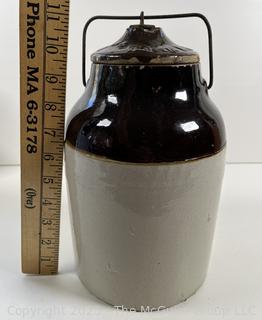 Antique Stoneware Weir Canning Jar
