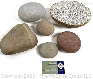 Group of Natural Stone Cobbles Picked While Working Scotch Hill Farm 
