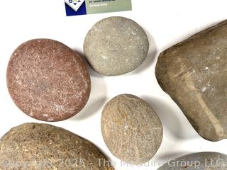 Group of Natural Stone Cobbles Picked While Working Scotch Hill Farm 