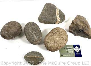 Group of Natural Stone Cobbles Picked While Working Scotch Hill Farm