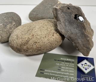 Group of Natural Stone Cobbles Picked While Working Scotch Hill Farm
