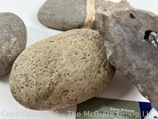 Group of Natural Stone Cobbles Picked While Working Scotch Hill Farm