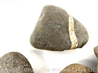 Group of Natural Stone Cobbles Picked While Working Scotch Hill Farm