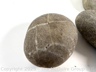 Group of Natural Stone Cobbles Picked While Working Scotch Hill Farm