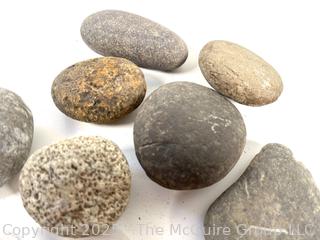 Group of Natural Stone Cobbles, Some with Fossils, Picked While Working Scotch Hill Farm