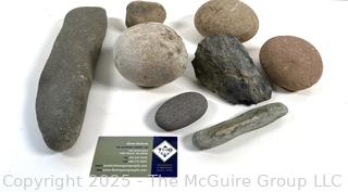 Group of Natural Stone Cobbles Picked While Working Scotch Hill Farm