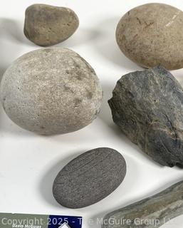 Group of Natural Stone Cobbles Picked While Working Scotch Hill Farm