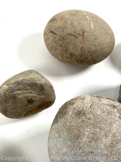 Group of Natural Stone Cobbles Picked While Working Scotch Hill Farm