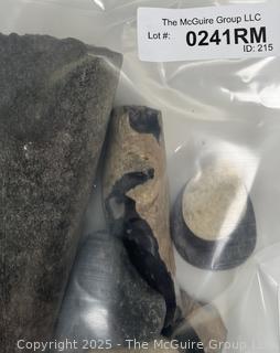 Group of Natural Stone Cobbles, Flint,Fossils, Possible Artifacts Picked While Working Scotch Hill Farm