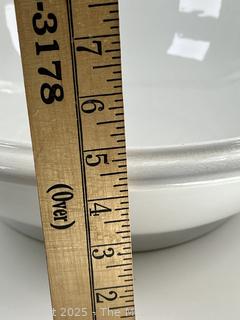 Antique Meakin and Cobrige Ironstone chamber pot and wash bowl