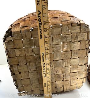 ???????? Wicker basket with lid