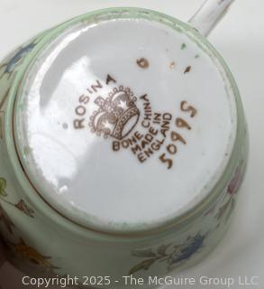 Group of fine China teacups and saucers (various hallmarks)