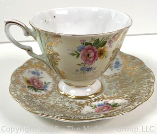Group of fine China teacups and saucers (various hallmarks)