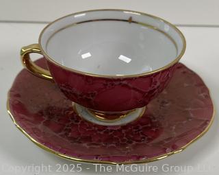 Group of fine China teacups and saucers (various hallmarks)