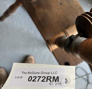 Antique wool spinning wheel 