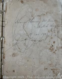 Antique school books