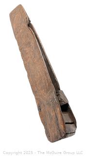 Antique Wooden Leather Harness Makers Hand Held Vise 1860s