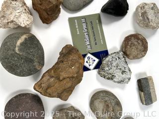 Group of Natural Rock, Mineral Specimans and Fossils Picked While Working Scotch Hill Farm 