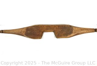 Vintage Wooden Water Bucket Carrier - Shoulder Yoke