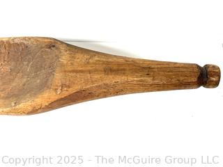 Vintage Wooden Water Bucket Carrier - Shoulder Yoke