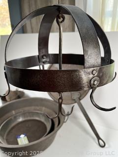 Galvanized Camp Cooking set with hanging ring