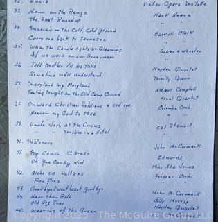 Collection of 78-RPM records from the 1920-1940's (77 in total) See photos for list of titles