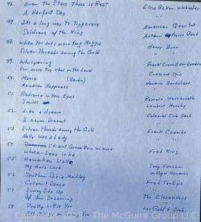 Collection of 78-RPM records from the 1920-1940's (77 in total) See photos for list of titles