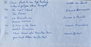 Collection of 78-RPM records from the 1920-1940's (77 in total) See photos for list of titles