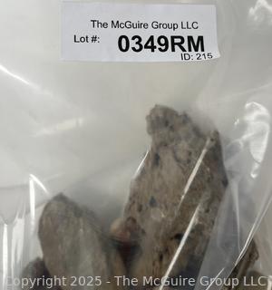 Group of Natural Stone Cobbles, Pebbles and Mineral Specimens Picked While Working Scotch Hill Farm